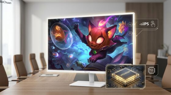 Qualidade Televisão inteligente Android 13 de 23,8 polegadas 2K QLED para colaboração em conferência fábrica