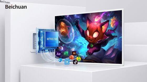 Качество 21,5-дюймовый смарт-телевизор QLED Android 13 для залов ожидания в стоматологической клинике фабрика