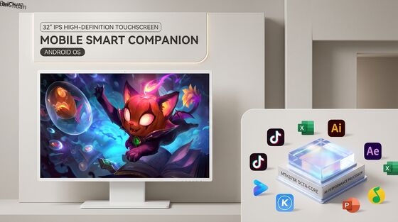 品質 博物館案内壁用 21.5 インチ QLED スマート テレビ Android 13 工場